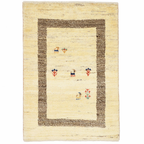 ギャッベ絨毯「」9414571【88×60】