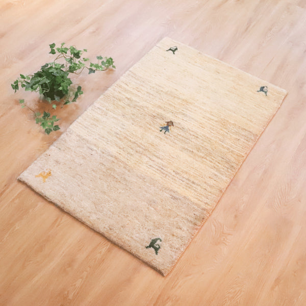 ギャッベ絨毯 「元気な羊」 950180【123×80】