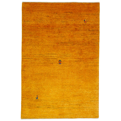 ギャッベ絨毯「黄金色の原っぱ」9502112【145×97】