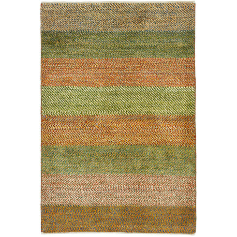 ギャッベ絨毯 「点から線へ」 9503519【118×79】