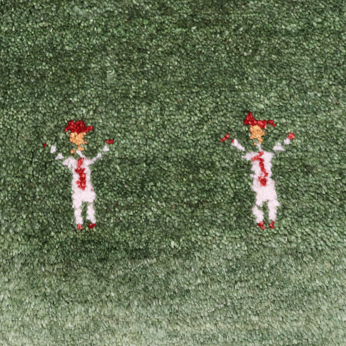 ギャッベ絨毯「生命の草原」9508578【179×115】