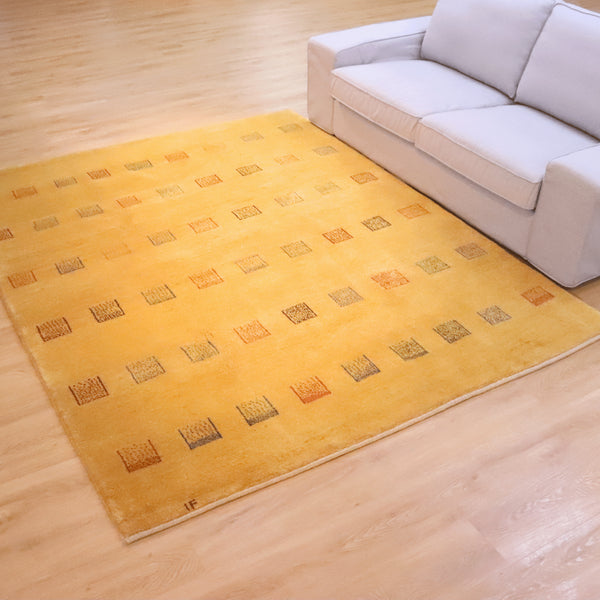 ギャッベ絨毯「黄金の水場」 961607【238×193】