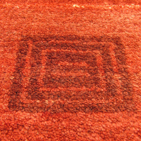 ギャッベ絨毯「重なり合う赤の階層」961723【177×156】