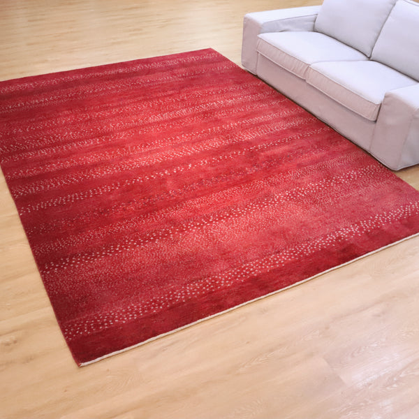 ギャッベ絨毯 「あかねの大地」 961912【293×223】