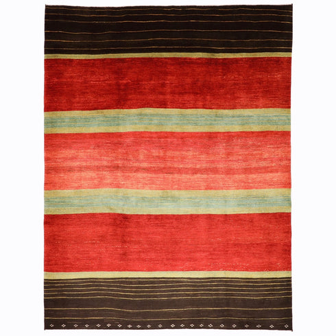 ギャッベ絨毯「色彩のリズム」 961920【284×218】