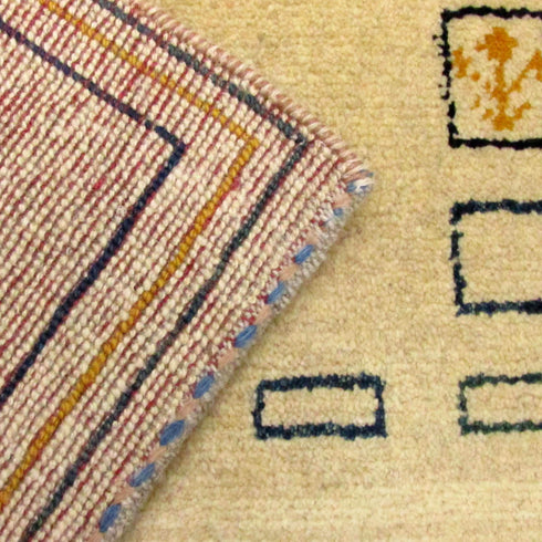 ギャッベ絨毯 「お花が一つ」 8413854【148×102】