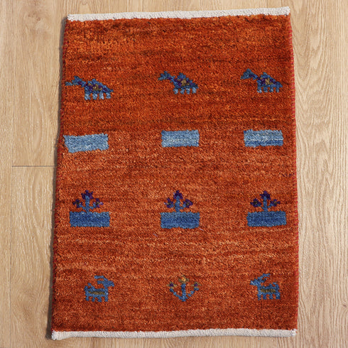 ギャッベ絨毯 10096804【44×32】