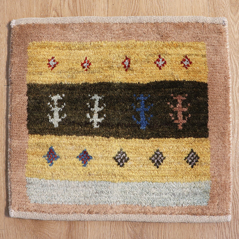 ギャッベ絨毯 9127584【32×37】