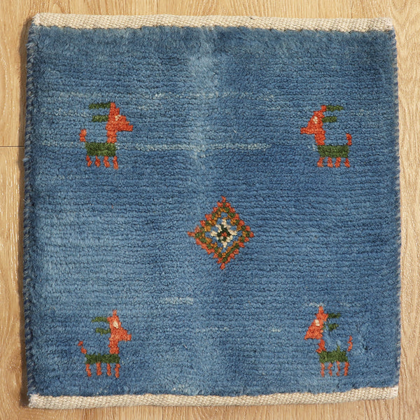 ギャッベ絨毯 9233809【34×34】