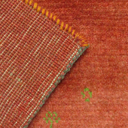 ギャッベ絨毯「ひっそりクジャク」9233615【54×85】