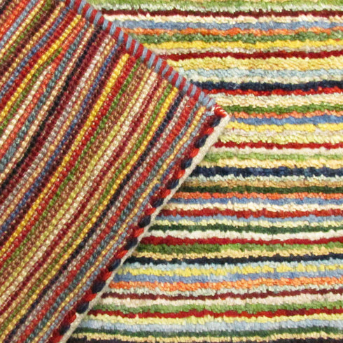 ギャッベ絨毯「表情を変える色のレイヤー」 9404691【238×170】