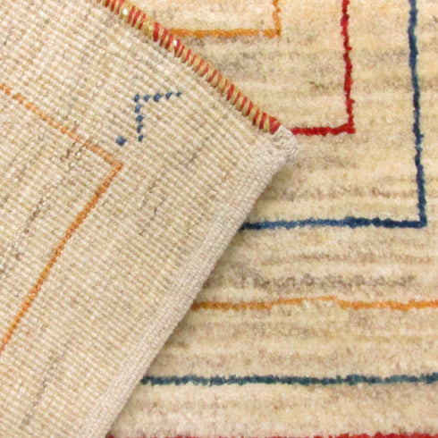 ギャッベ絨毯 「一点透視法?」 8424842【150×107】