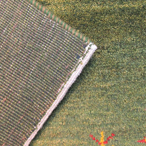ギャッベ絨毯 「草原をお散歩」 10033270【119×77】