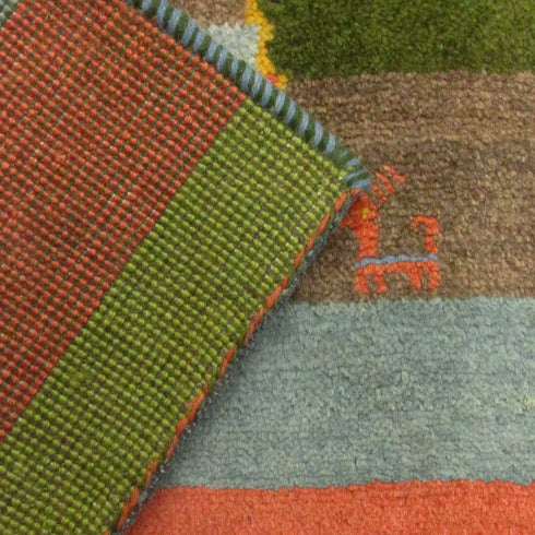 ギャッベ絨毯 「糸杉と生命の樹」 9241356【57×89】