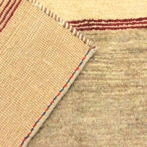 ギャッベ絨毯「ステキな色合いのボーダー模様」8416774【156×105】