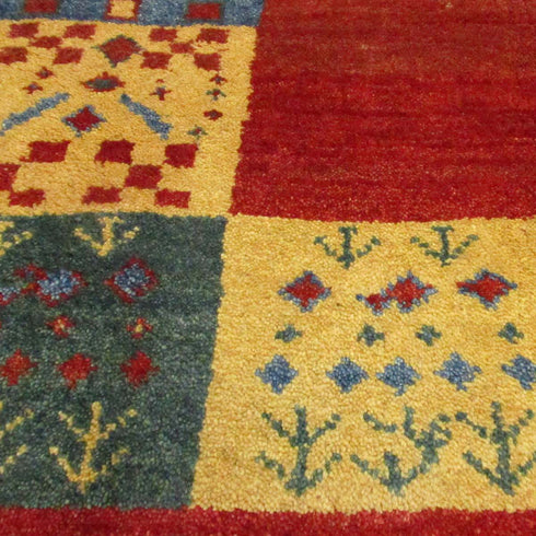 ギャッベ絨毯「花壇」9318605【287×202】