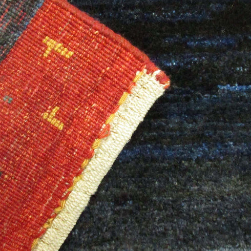 ギャッベ絨毯 「夜のほとり」 913667【294×181】