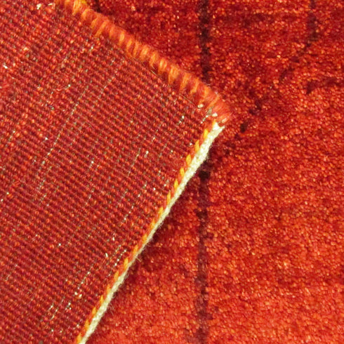 ギャッベ絨毯「赤が織りなす活気」 9314087【229×176】