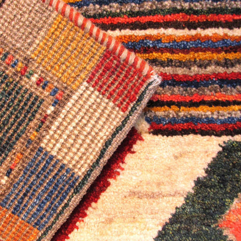 ギャッベ絨毯 「トランジ(ひし形)」 9508519【134×79】