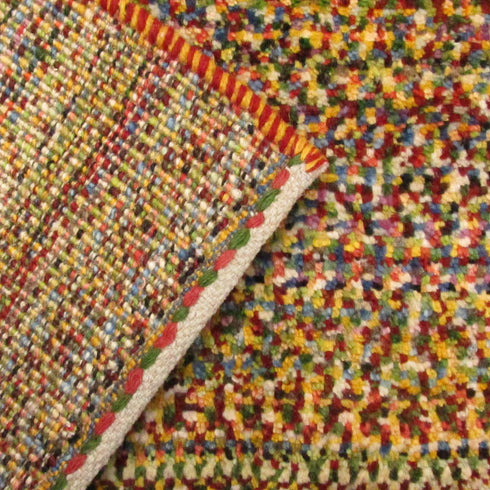 ギャッベ絨毯 「色つぶのじゅうたん」 9256273【145×100】