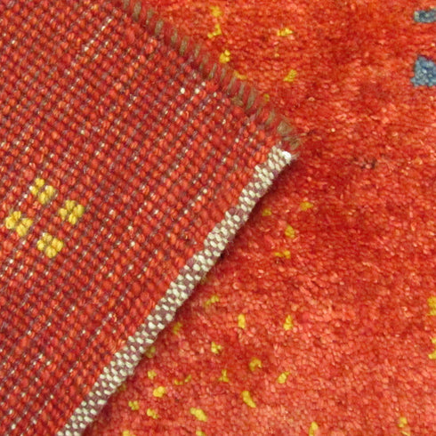 ギャッベ絨毯 「お花畑」 9208442【149×107】