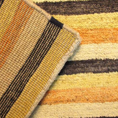 ギャッベ絨毯 「合わせやすい色合い」 931801【107×77】