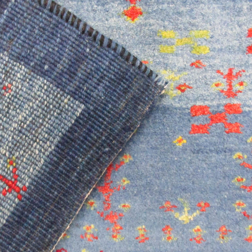 ギャッベ絨毯「文様がたくさん」9411979【143×101】