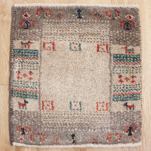 ギャッベ絨毯 9319142【42×39】