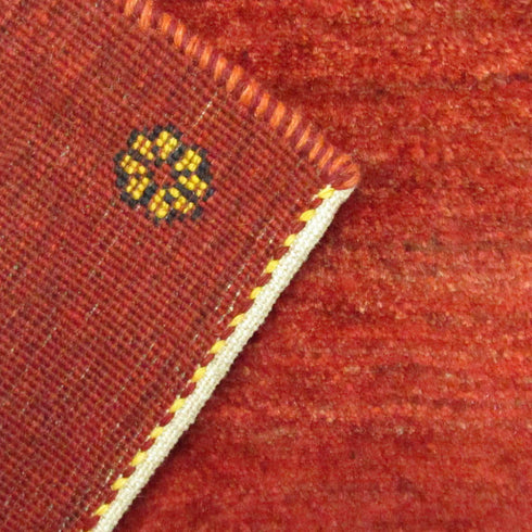 ギャッベ絨毯 「お花ではなくオオカミの足跡です」 9248367【157×102】