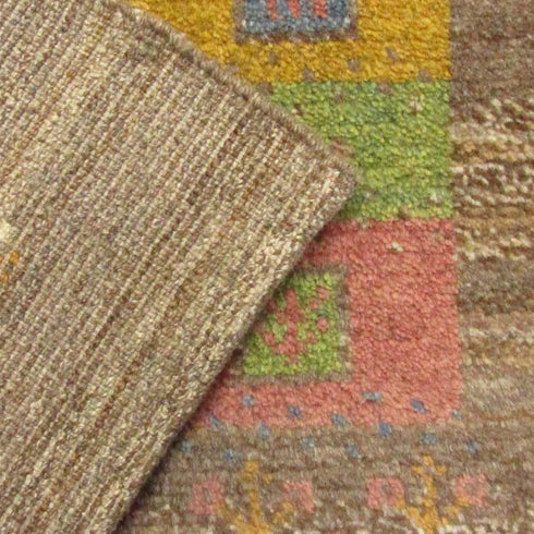 ギャッベ絨毯 「ほんわか」 9219935【84×63】