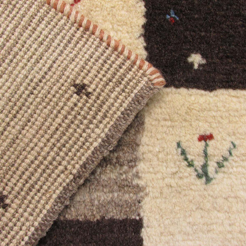 ギャッベ絨毯「パズルゲーム」9143943【177×118】