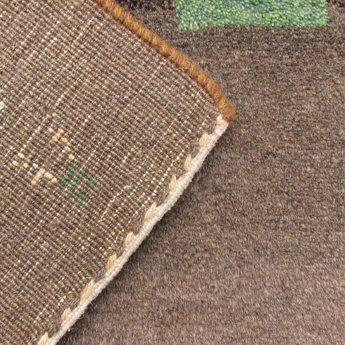 ギャッベ絨毯「カラフルな四角形」 9134661【179×119】