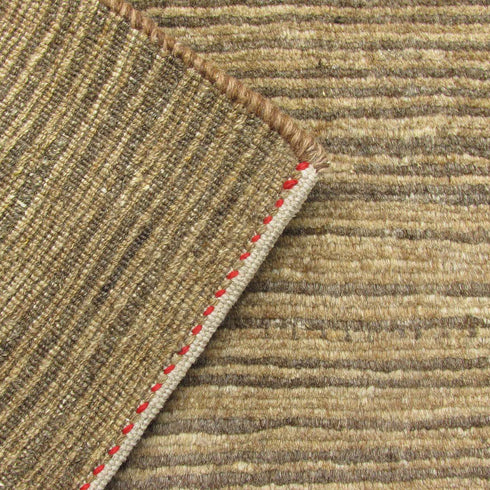 ギャッベ絨毯「温もり感じるナチュラルボーダー」 970159【232×173】