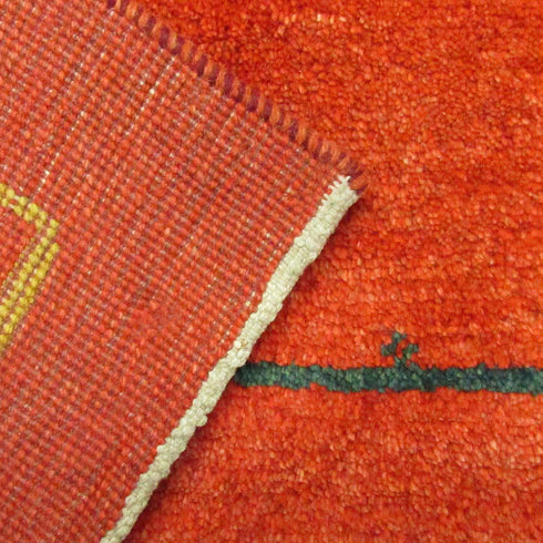 ギャッベ絨毯「ブロック崩し」9208338【173×120】