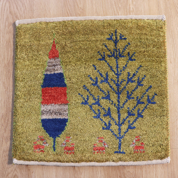 ギャッベ絨毯 10090128【39×41】