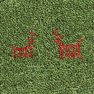 ギャッベ絨毯 10094647【41×42】