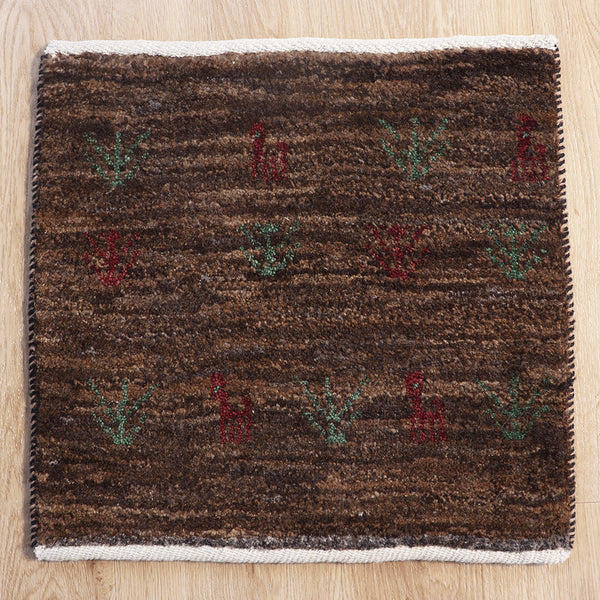 ギャッベ絨毯 10108596【40×43】