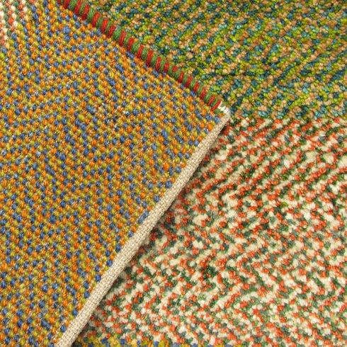 ギャッベ絨毯 「点から線へ」 9503519【118×79】