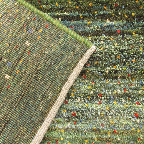 ギャッベ絨毯「お花畑のよう」9306681【149×97】