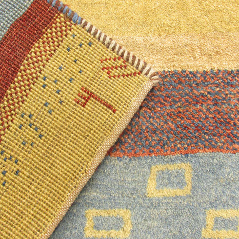 ギャッベ絨毯「太陽の色」 8436511【183×93】