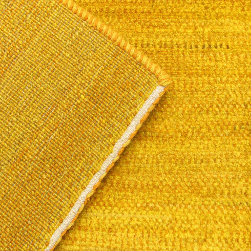 ギャッベ絨毯「黄色です」9142135【173×123】