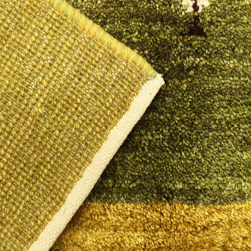 ギャッベ絨毯「ロボットが2つ?」10115331【179×112】