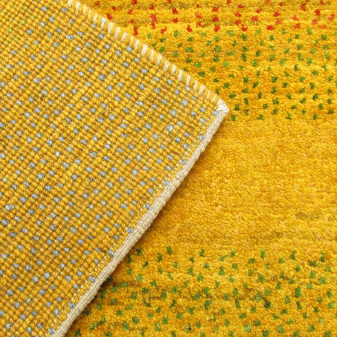 ギャッベ絨毯「陽だまりのドット」 9253200【184×119】