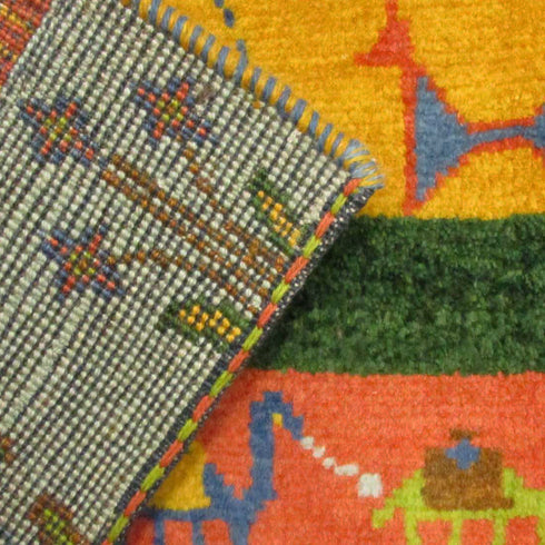 ギャッベ絨毯 「新作バッグ」 9241309【57×88】