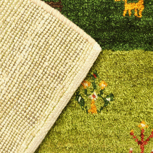 ギャッベ絨毯「春の散歩道」10130560【172×121】