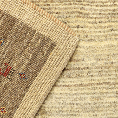 ギャッベ絨毯「にぎやかな枠」10142192【174×127】