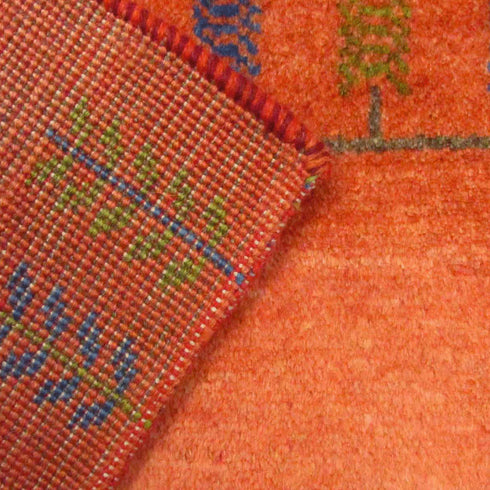 ギャッベ絨毯 「整列!!」 9241288【58×89】