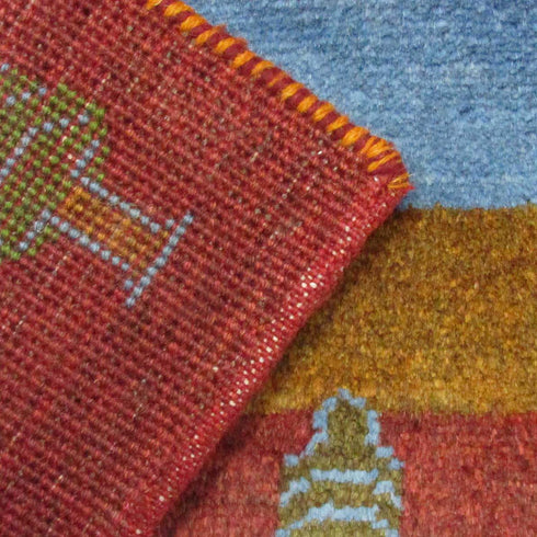 ギャッベ絨毯 「試験管洗い」 9241333【57×85】