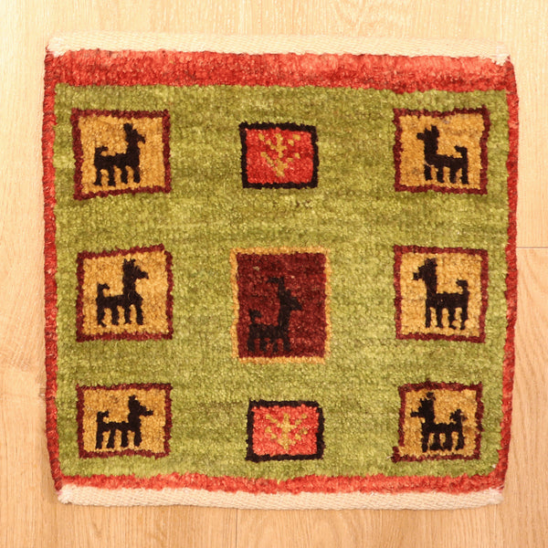 ギャッベ絨毯 10156382【30×31】