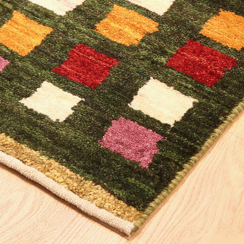 ギャッベ絨毯 10143199【36×31】
